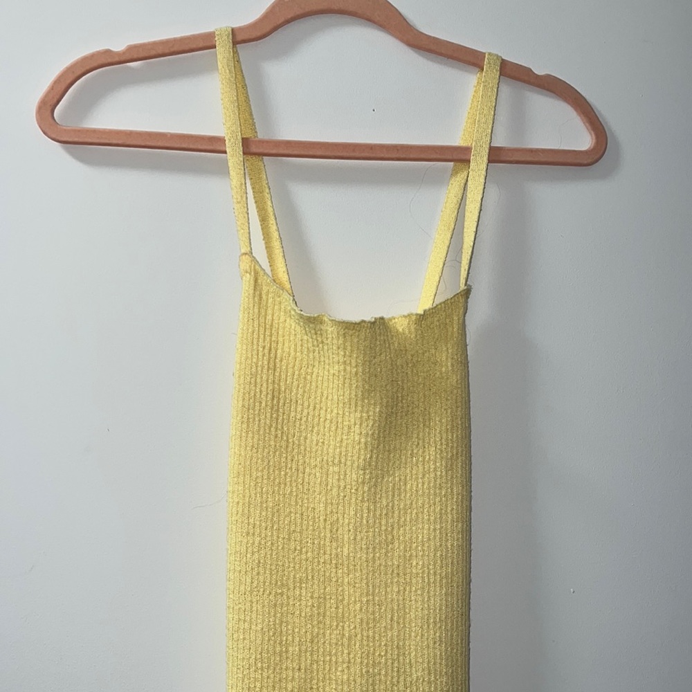 The Line by K Petra Dress / Baby yellow. Only worn once. Extra small